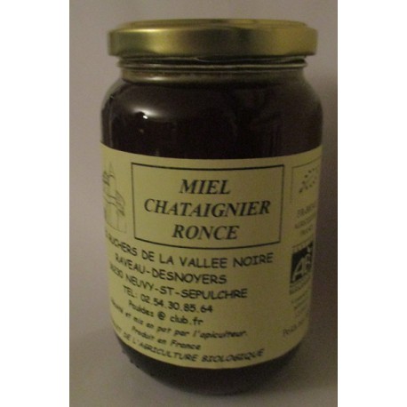 Miel chataignier ronce